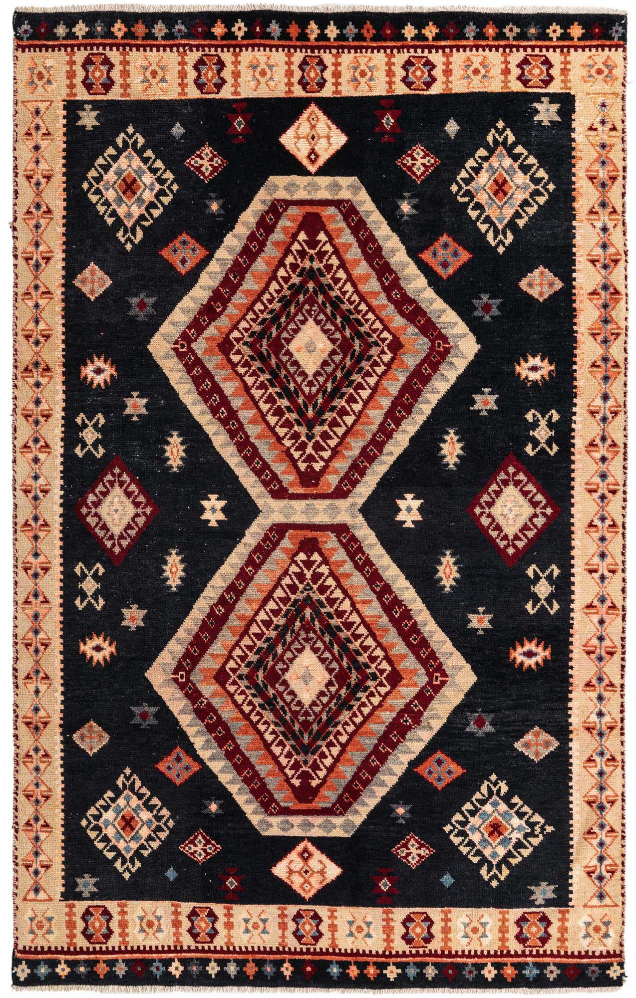 6' 6 x 10' Hand Knotted Kazak Rug
