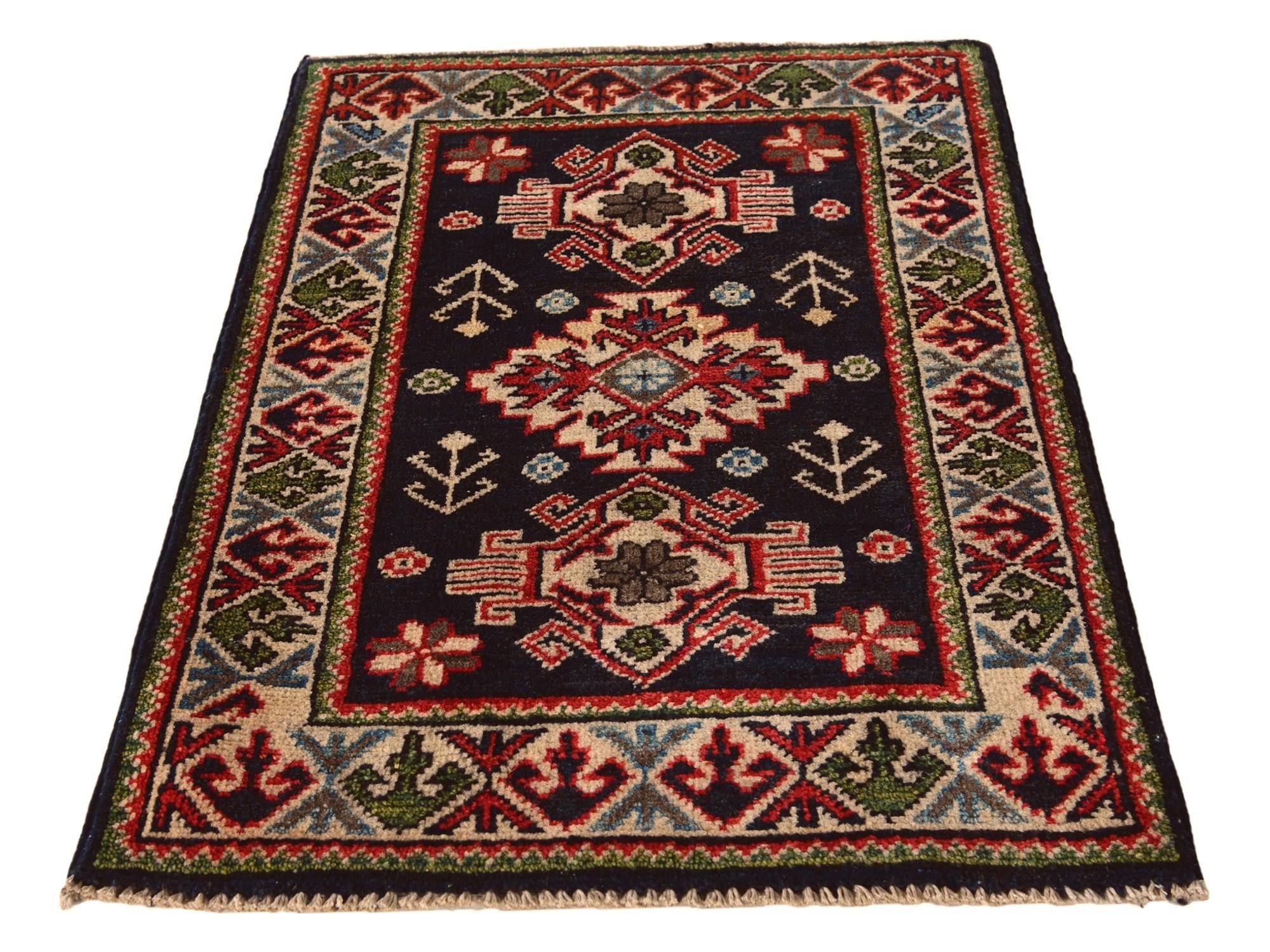 2' 1 x 3' 1 Hand Knotted Kazak Rug