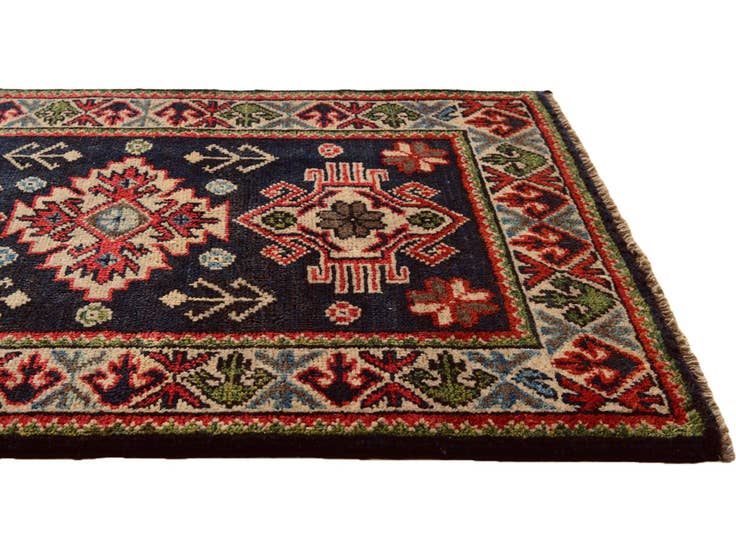 Detail image of 2' 1 x 3' 1 Hand Knotted Kazak Rug