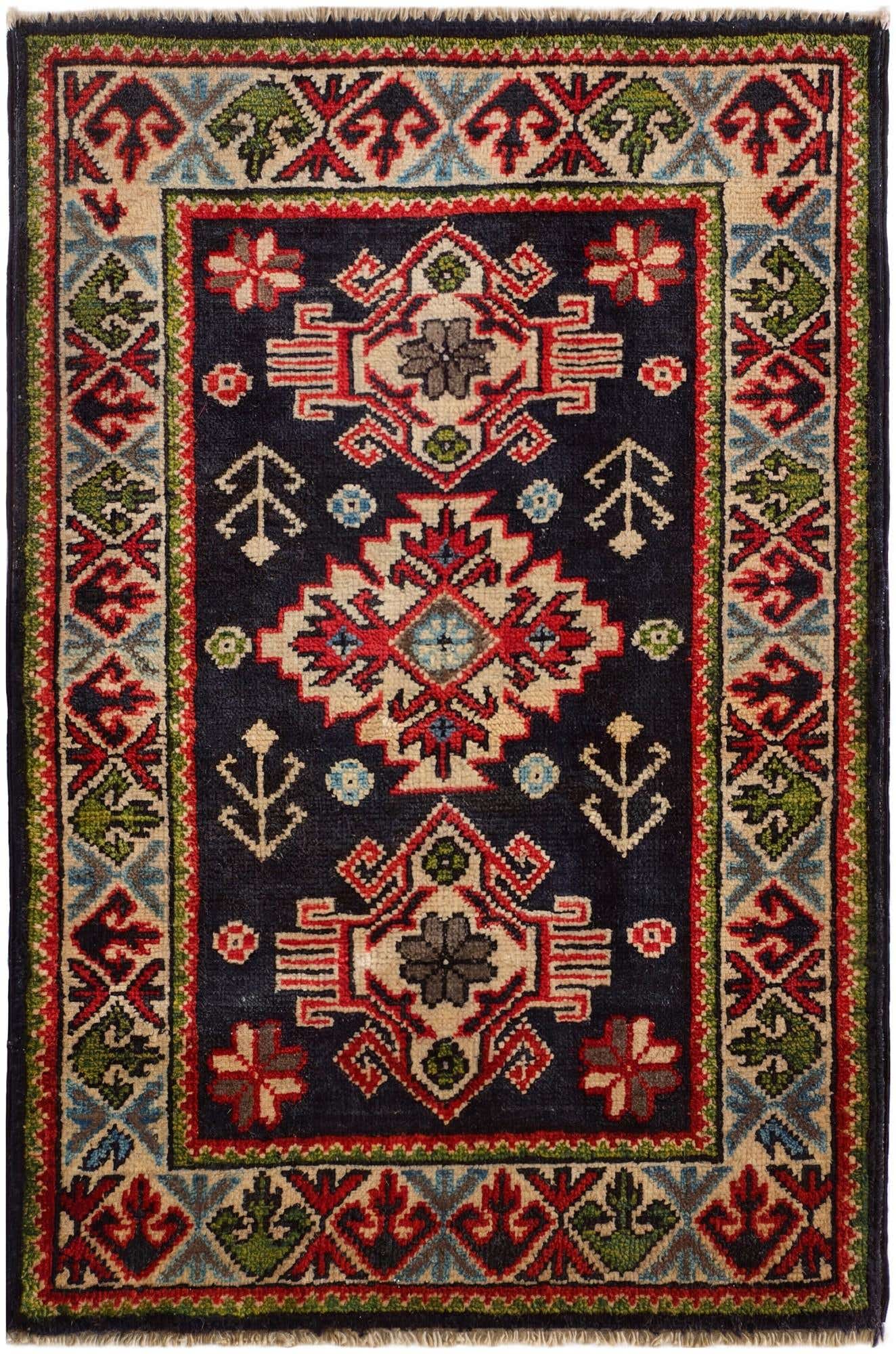 2' 1 x 3' 1 Hand Knotted Kazak Rug
