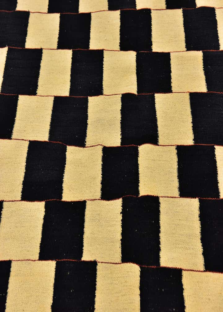 5' 3 x 6' 9 Hand Woven Kilim Modern Wool Rug