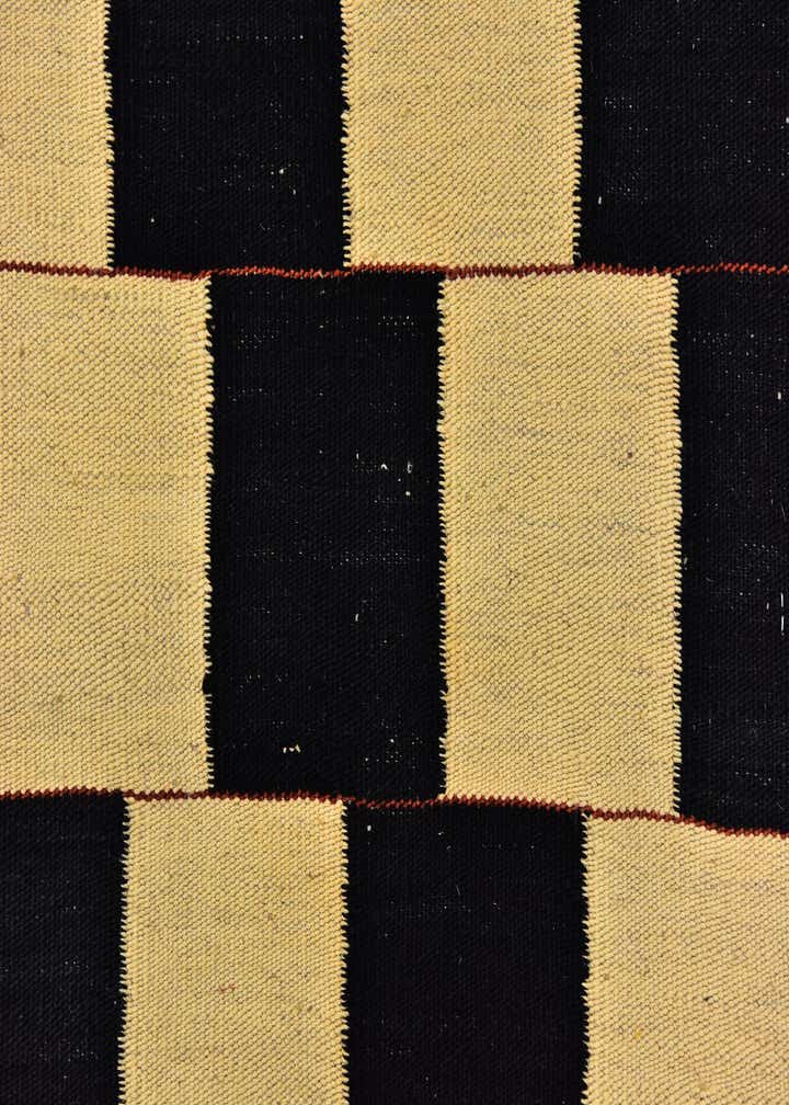 5' 3 x 6' 9 Hand Woven Kilim Modern Wool Rug