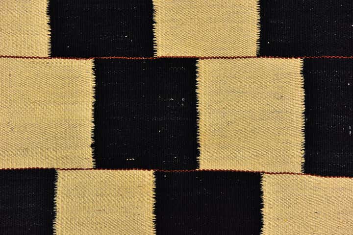 5' 3 x 6' 9 Hand Woven Kilim Modern Wool Rug
