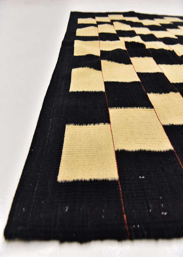 5' 2 x 6' 10 Hand Woven Kilim Modern Wool Rug