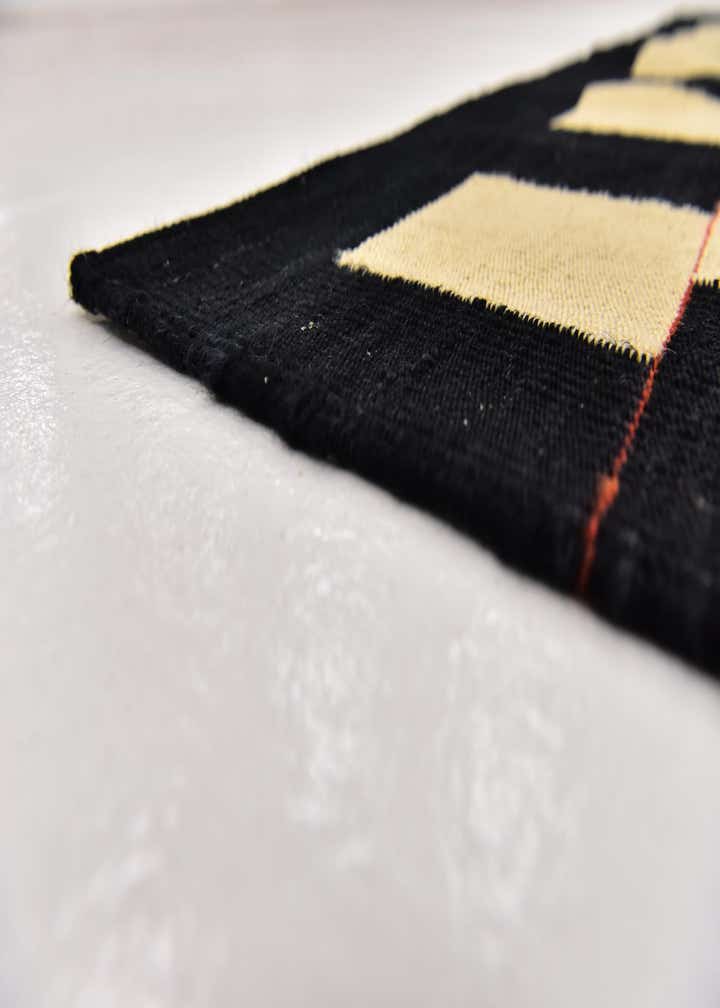 5' 2 x 6' 10 Hand Woven Kilim Modern Wool Rug