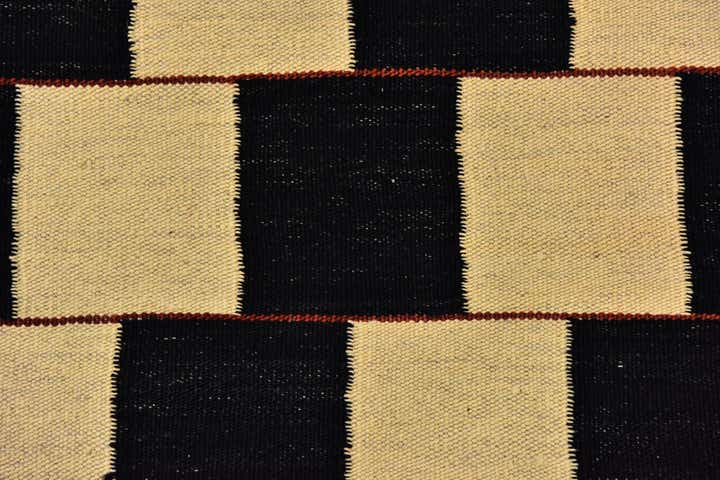 5' x 6' 10 Hand Woven Kilim Modern Wool Rug