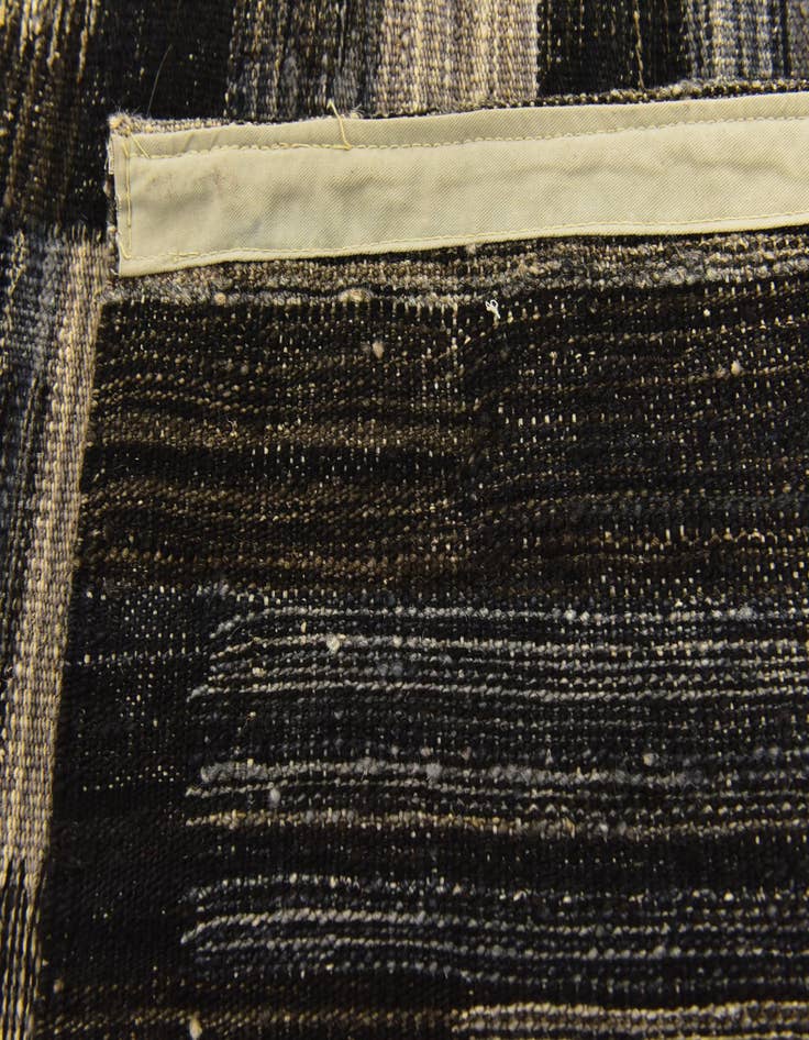 Detail image of 6' 3 x 7' 6  Hand Woven Kilim Modern Wool Rug