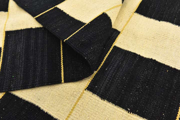 6' x 7' 9 Hand Woven Kilim Modern Wool Rug