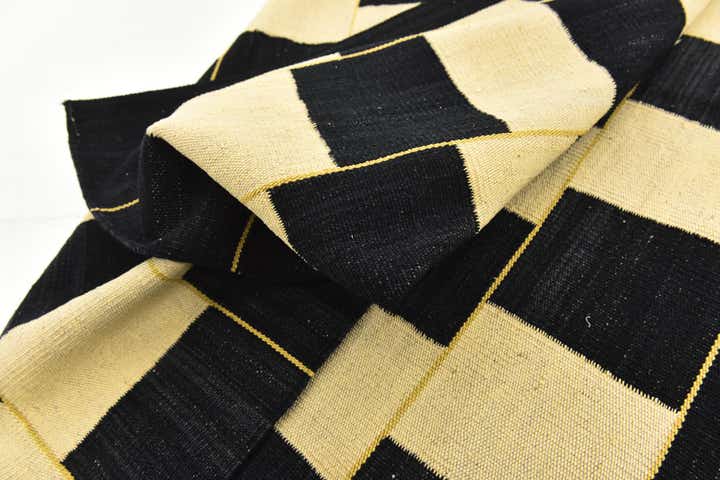 6' x 7' 9 Hand Woven Kilim Modern Wool Rug