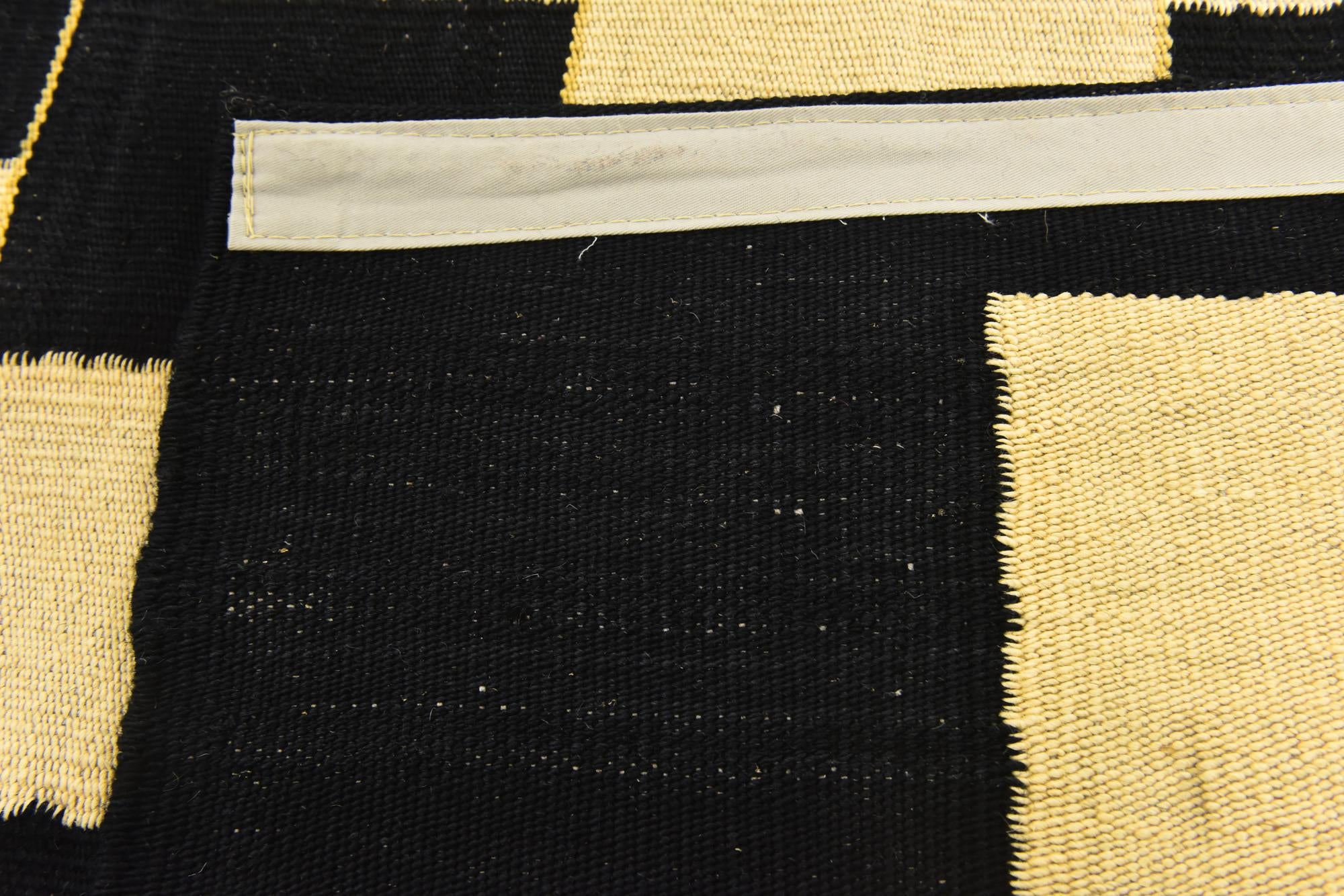 6' x 7' 9 Hand Woven Kilim Modern Wool Rug
