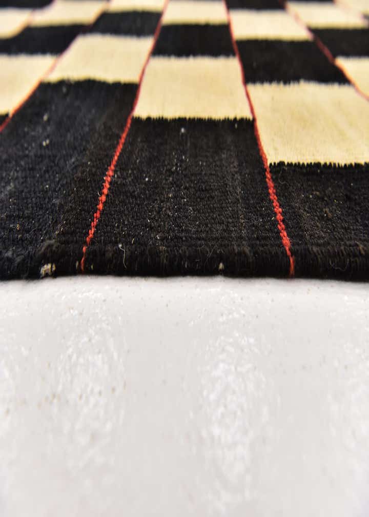4' 4 x 6' Hand Woven Kilim Modern Wool Rug