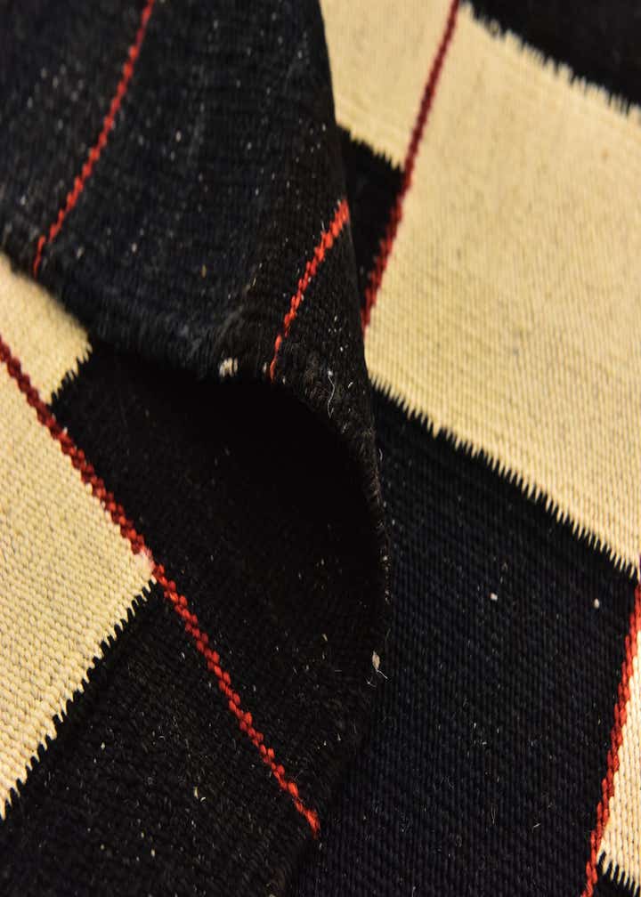 4' 4 x 6' Hand Woven Kilim Modern Wool Rug