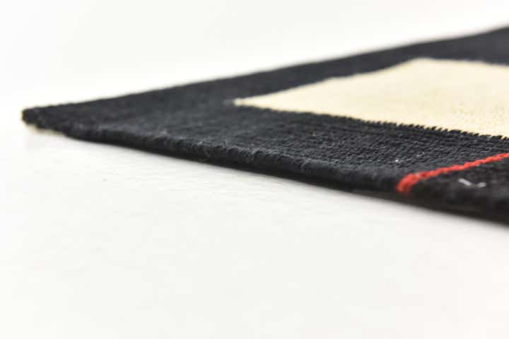 4' 4 x 6' Hand Woven Kilim Modern Wool Rug