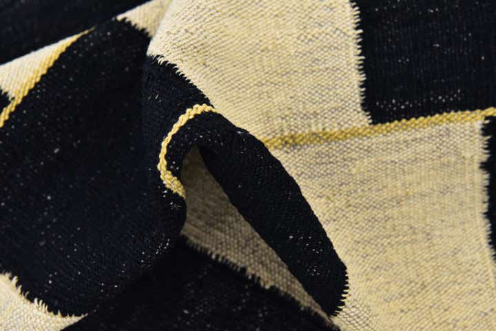 6' 3 x 7' 9 Hand Woven Kilim Modern Wool Rug