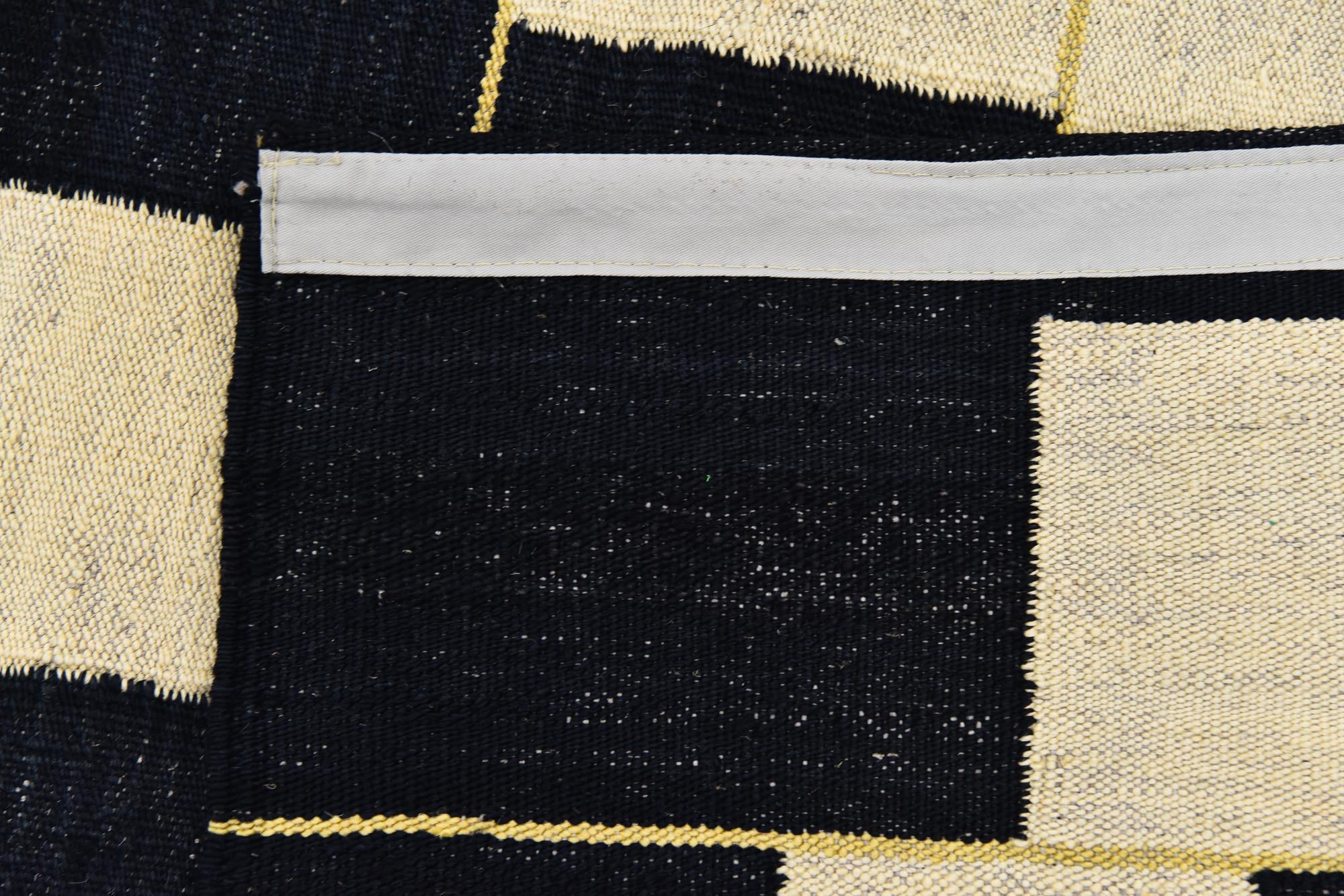 6' 3 x 7' 9 Hand Woven Kilim Modern Wool Rug