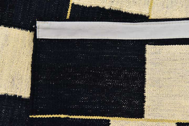 6' 3 x 7' 9 Hand Woven Kilim Modern Wool Rug