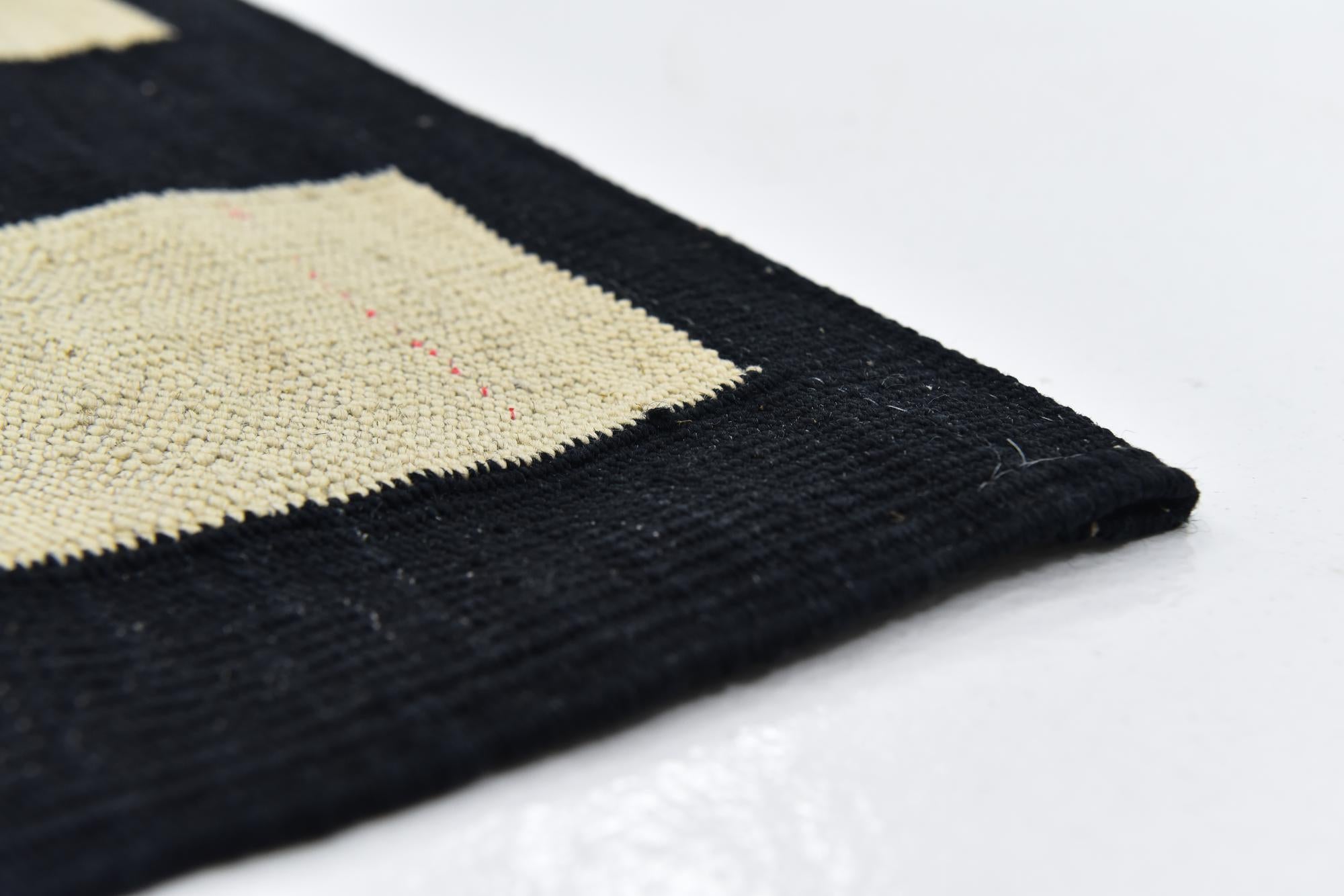 6' x 7' 10 Hand Woven Kilim Modern Wool Rug