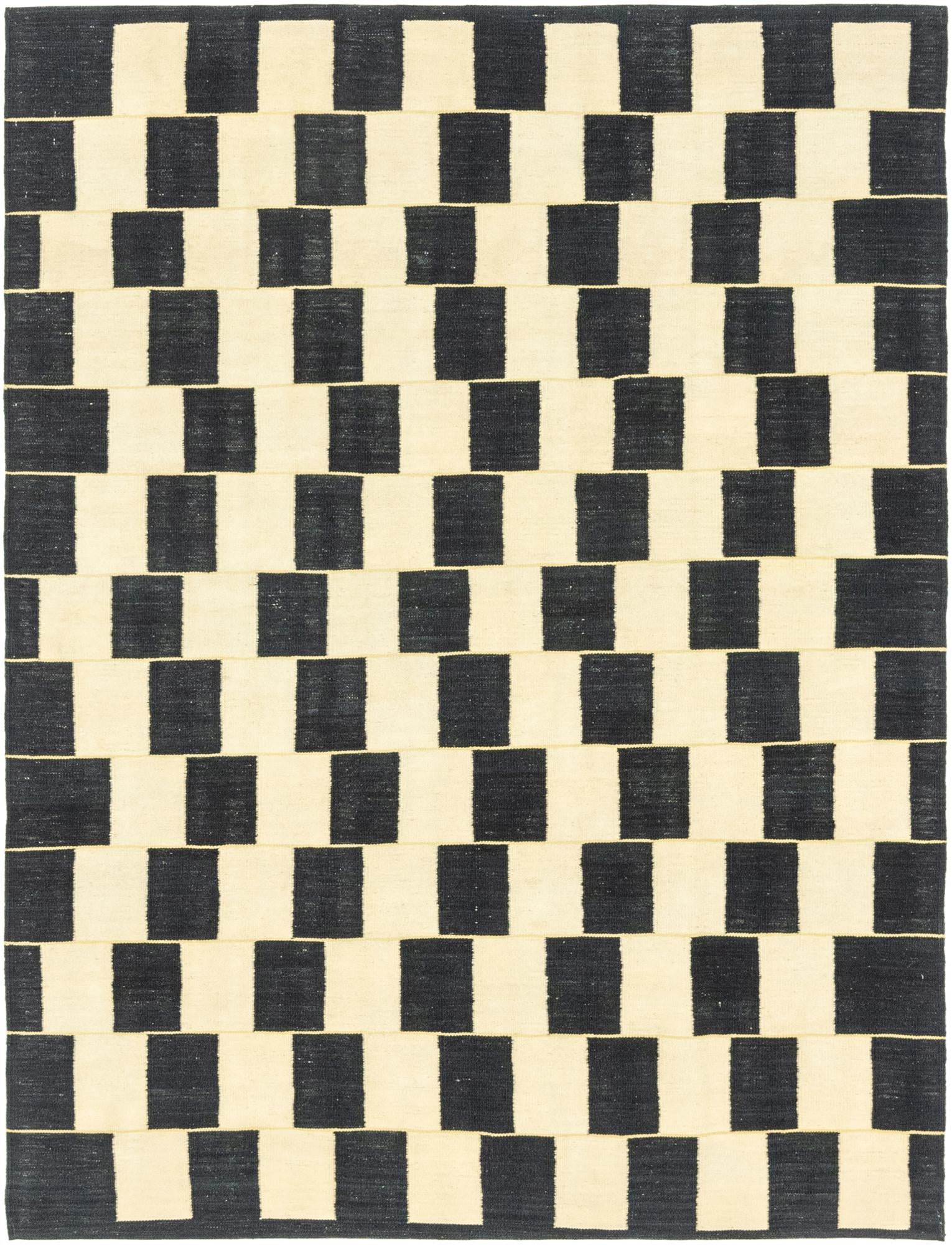 6' x 7' 10 Hand Woven Kilim Modern Wool Rug