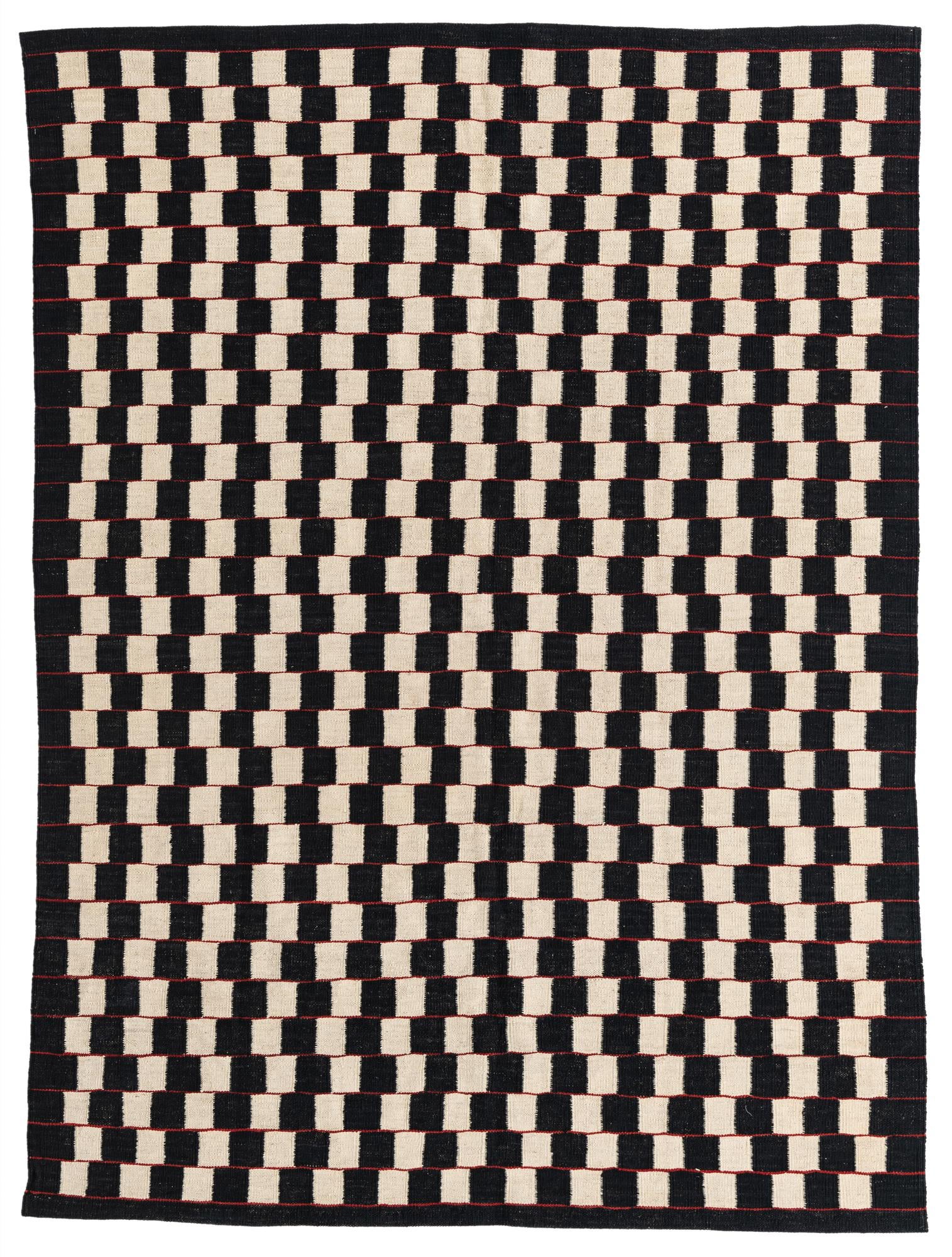 5' 9 x 7' 9 Hand Woven Kilim Modern Wool Rug