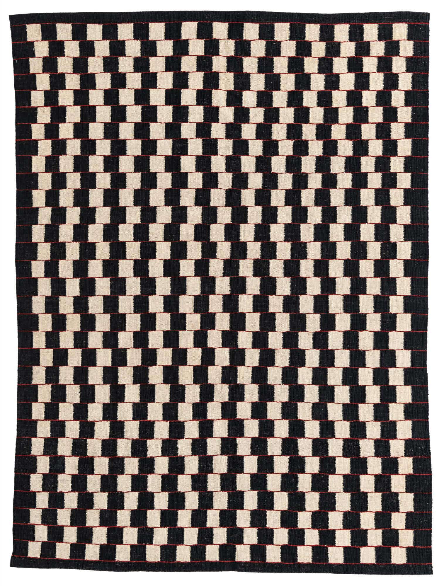 5' 9 x 7' 9 Hand Woven Kilim Modern Wool Rug
