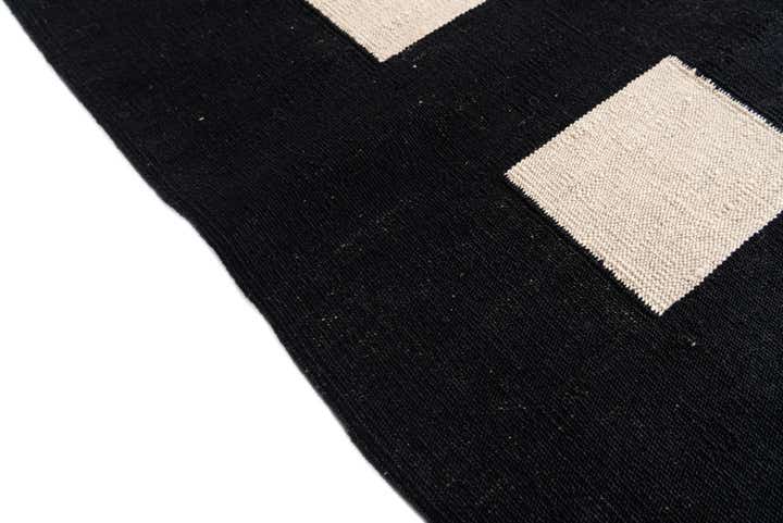 6' 9 x 9' 7 Hand Woven Kilim Modern Wool Rug