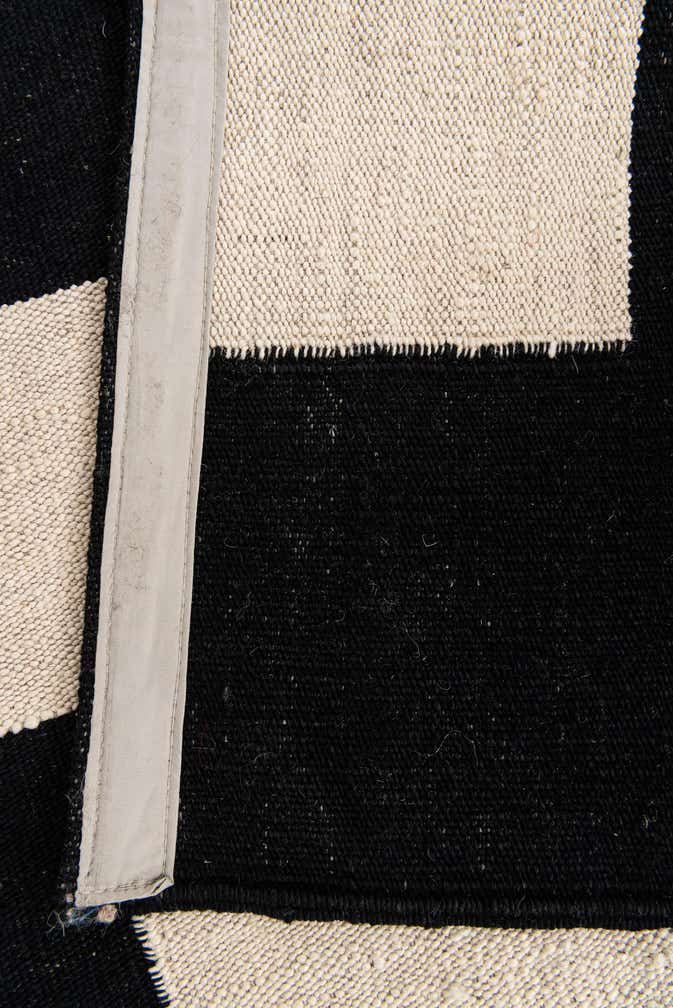 6' 9 x 9' 7 Hand Woven Kilim Modern Wool Rug