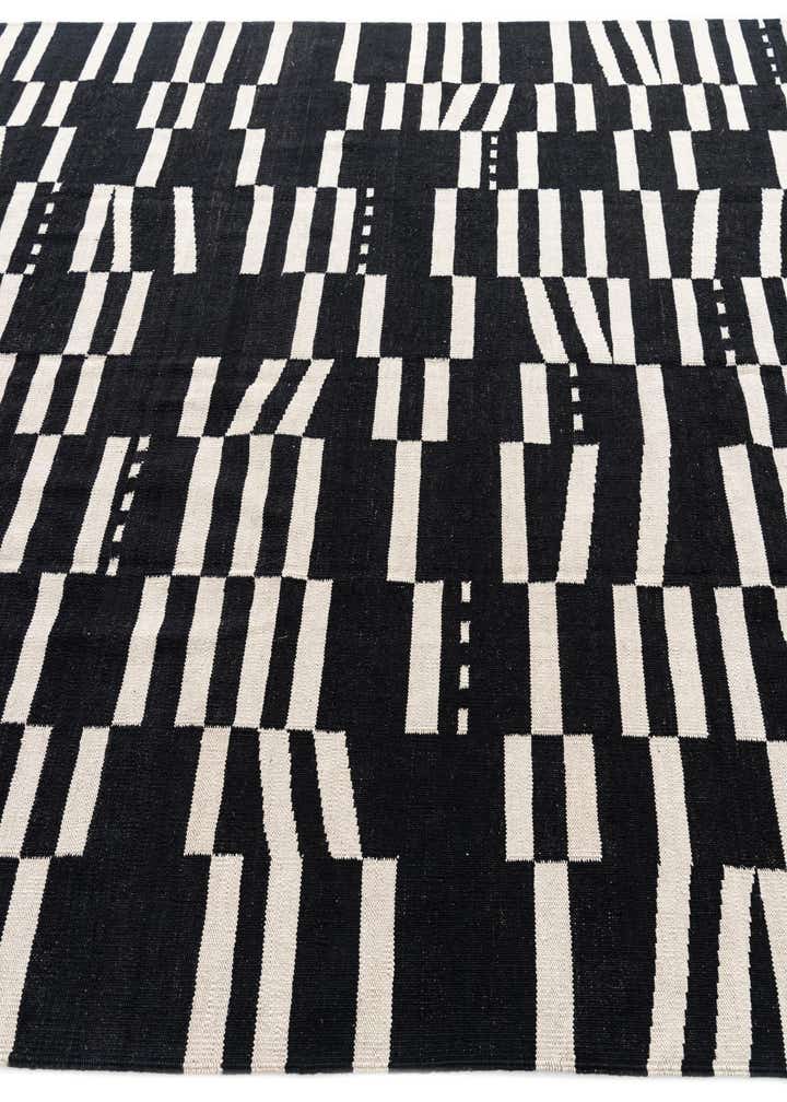 6' 10 x 9' 8 Hand Woven Kilim Modern Wool Rug