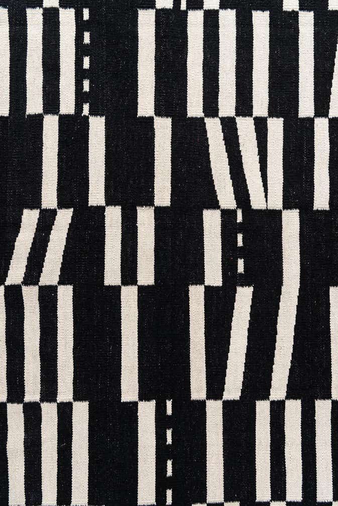 6' 10 x 9' 8 Hand Woven Kilim Modern Wool Rug