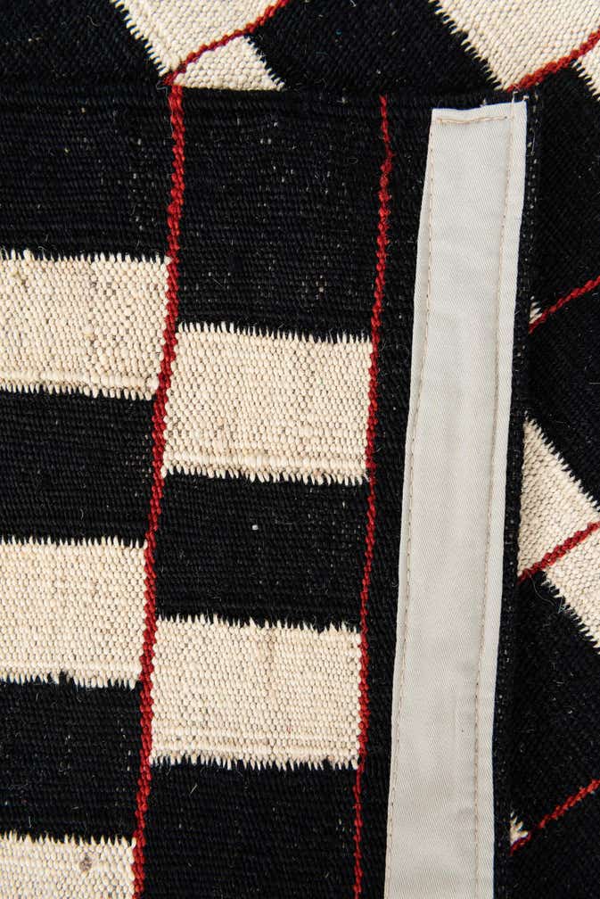 5' 7 x 8' Hand Woven Kilim Modern Wool Rug