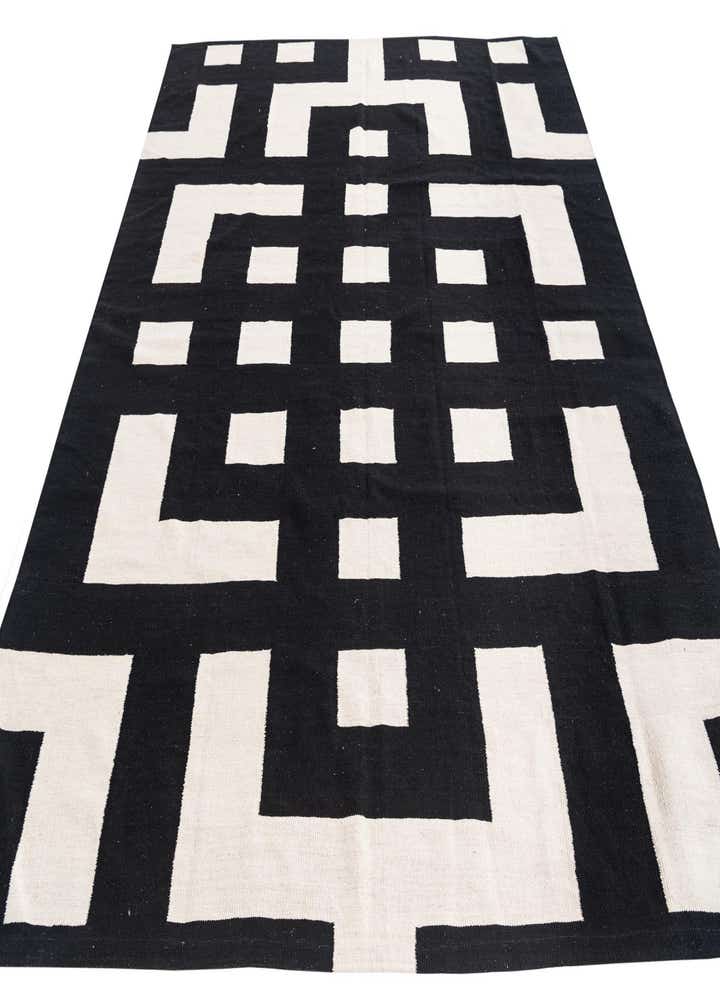 8' 2 x 9' 6 Hand Woven Kilim Modern Wool Rug