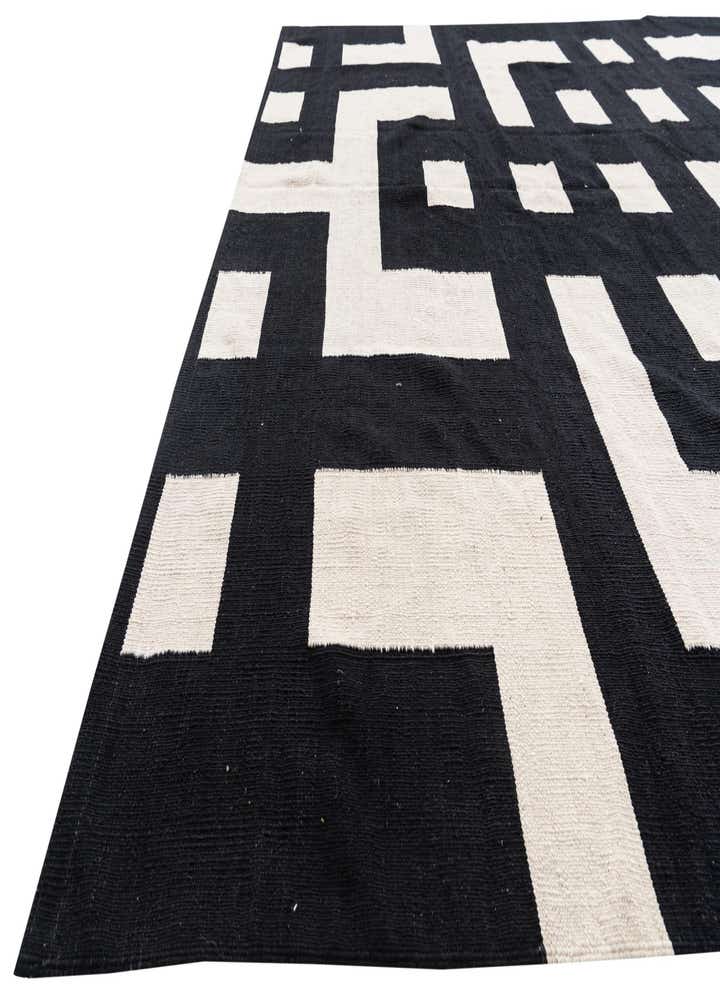 8' 2 x 9' 6 Hand Woven Kilim Modern Wool Rug