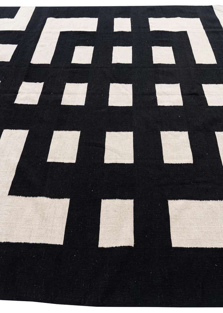 8' 2 x 9' 6 Hand Woven Kilim Modern Wool Rug