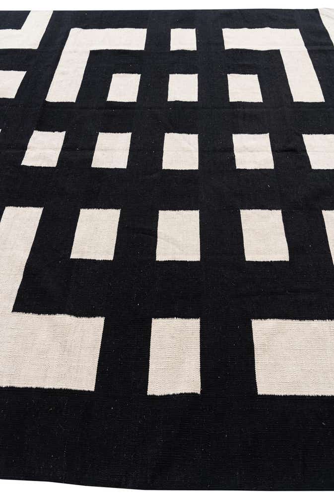8' 2 x 9' 6 Hand Woven Kilim Modern Wool Rug