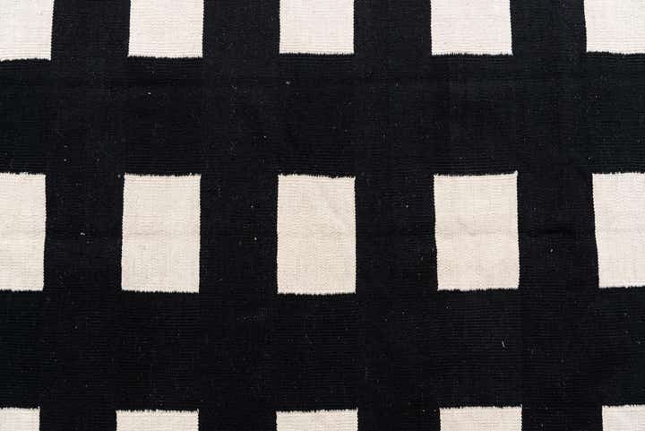 8' 2 x 9' 6 Hand Woven Kilim Modern Wool Rug