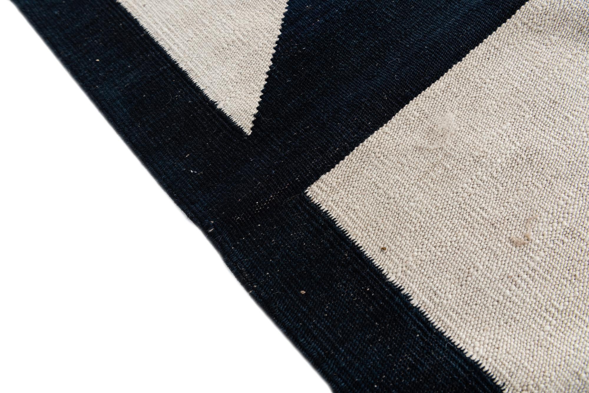 305cm x 395cm Hand Woven Kilim Modern Wool Rug