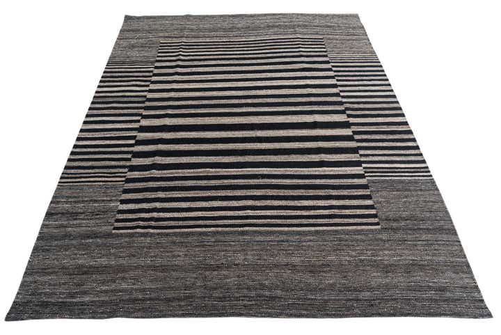5' 10 x 7' 8 Hand Woven Kilim Modern Wool Rug