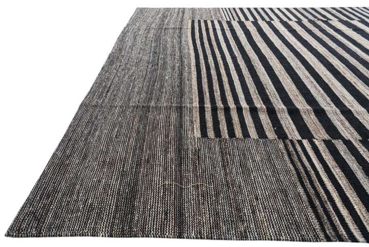 5' 10 x 7' 8 Hand Woven Kilim Modern Wool Rug