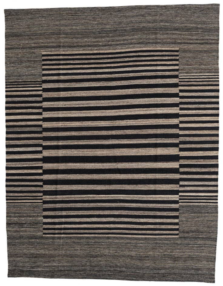 Detail image of 5' 10 x 7' 8 Hand Woven Kilim Modern Wool Rug