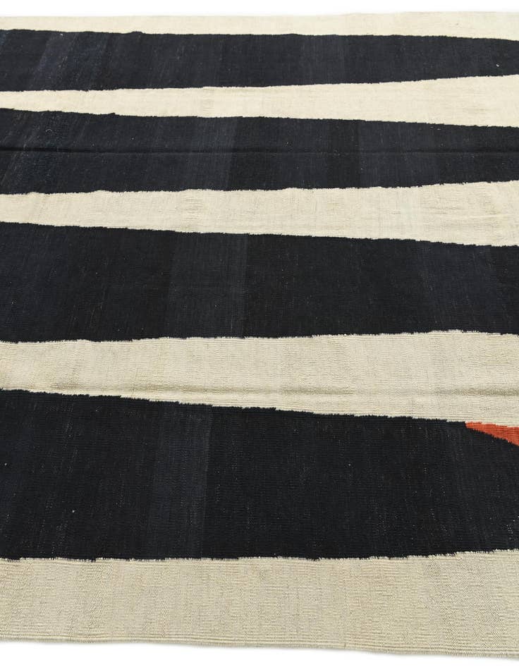 Detail image of 7' x 9' 6  Hand Woven Kilim Modern Wool Rug