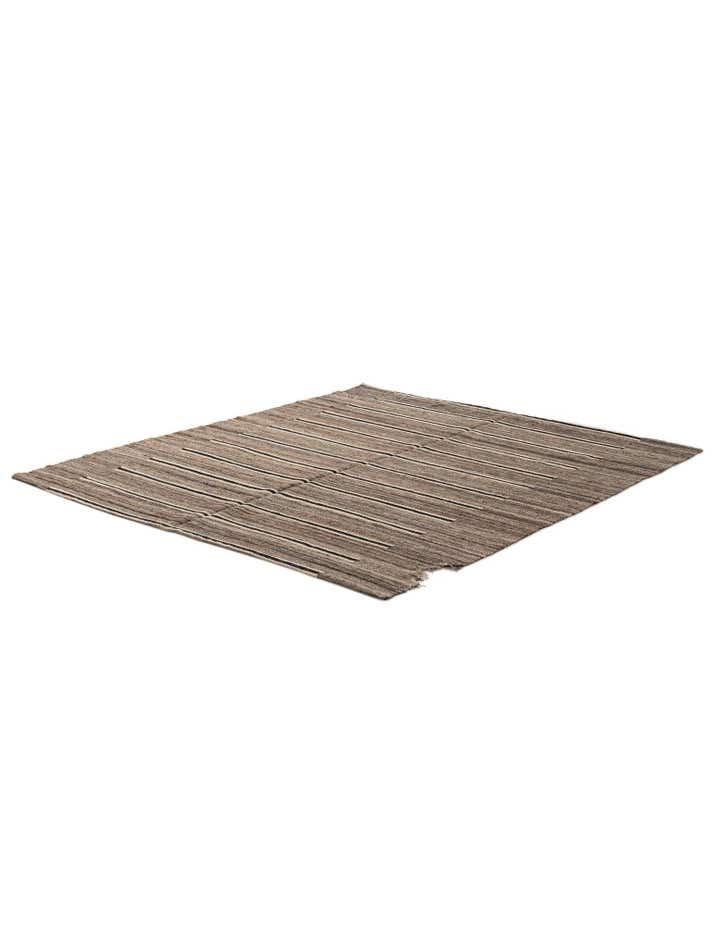 5' 6 x 6' 3 Hand Woven Kilim Modern Wool Rug