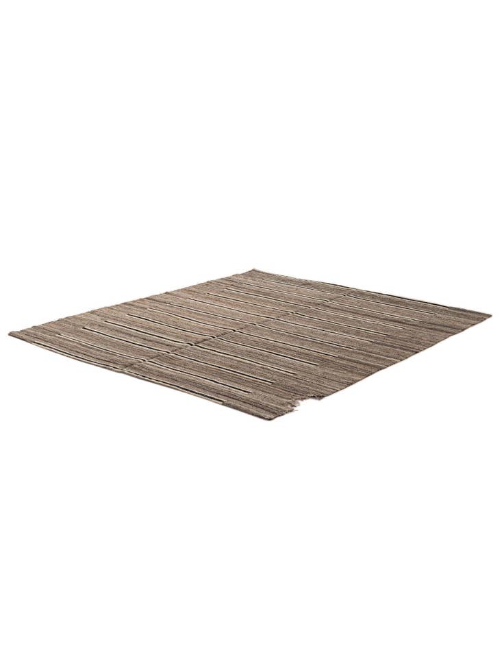 Detail image of 5' 6 x 6' 3 Hand Woven Kilim Modern Wool Rug