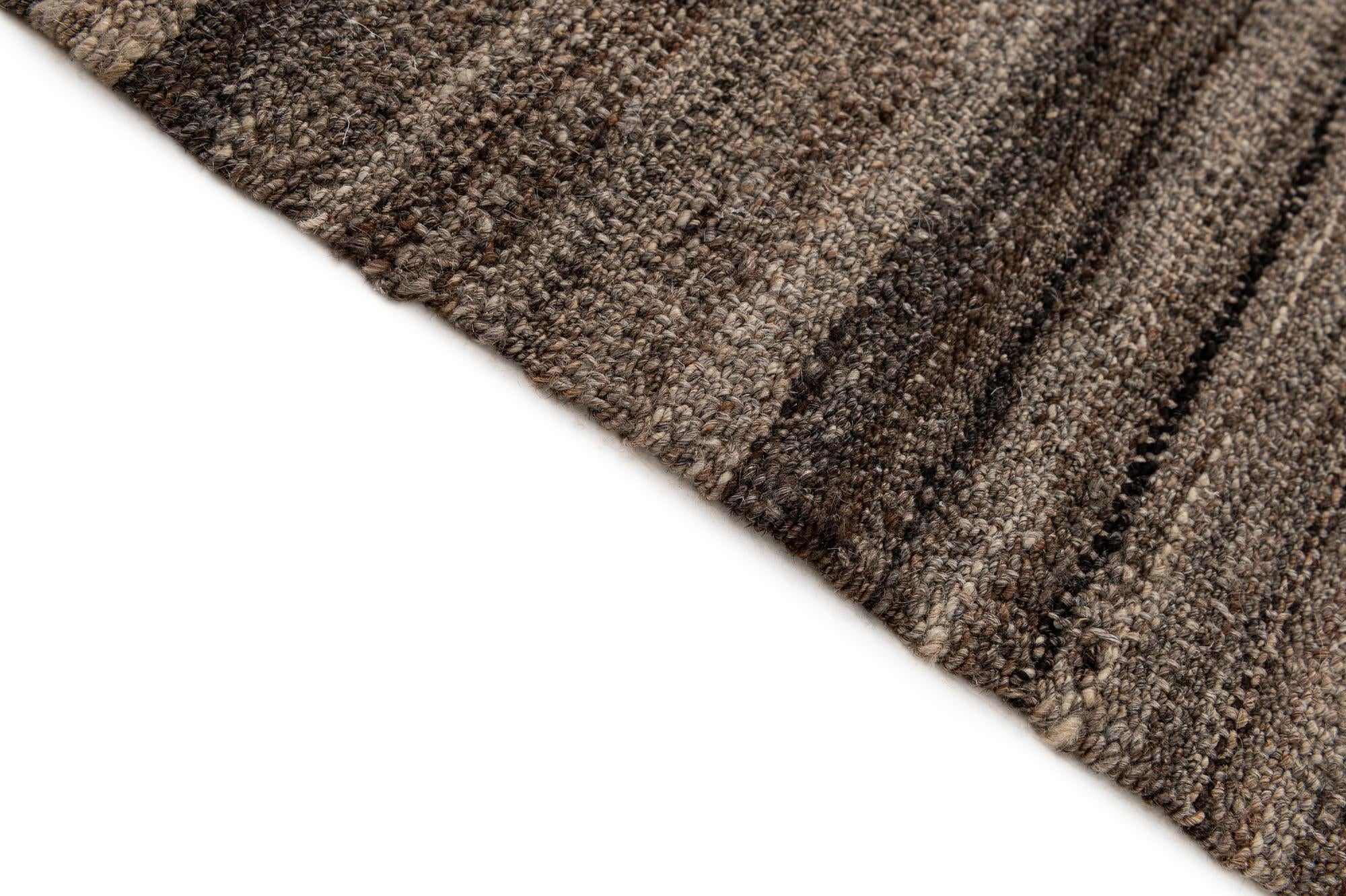 5' 6 x 6' 3 Hand Woven Kilim Modern Wool Rug