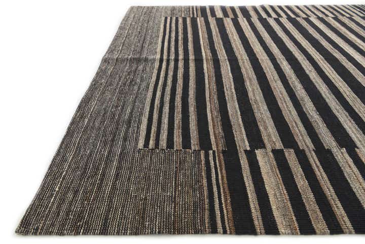 5' 2 x 6' 3 Hand Woven Kilim Modern Wool Rug