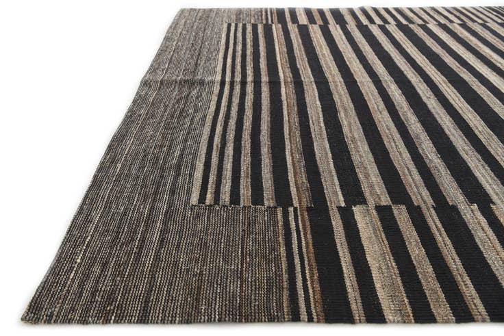 Detail image of 5' 2 x 6' 3 Hand Woven Kilim Modern Wool Rug