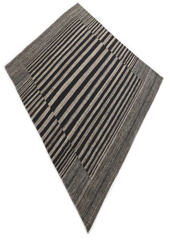 5' 2 x 6' 3 Hand Woven Kilim Modern Wool Rug