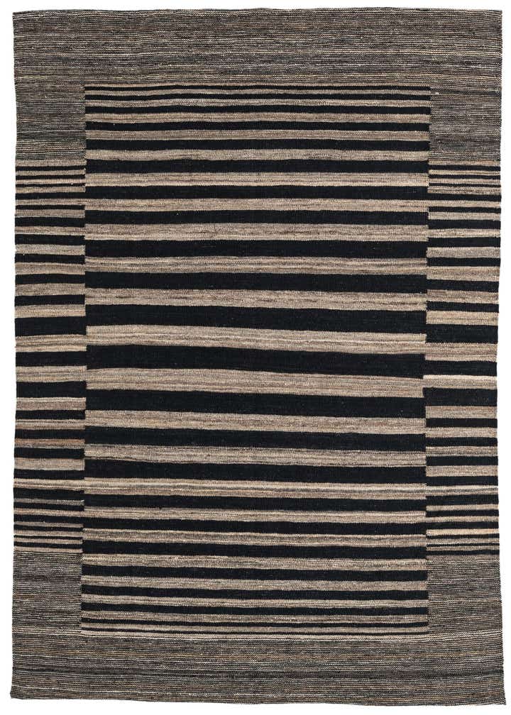 5' 2 x 6' 3 Hand Woven Kilim Modern Wool Rug