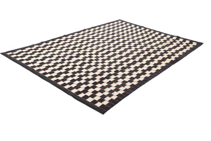6' 9 x 9' 6 Hand Woven Kilim Modern Wool Rug