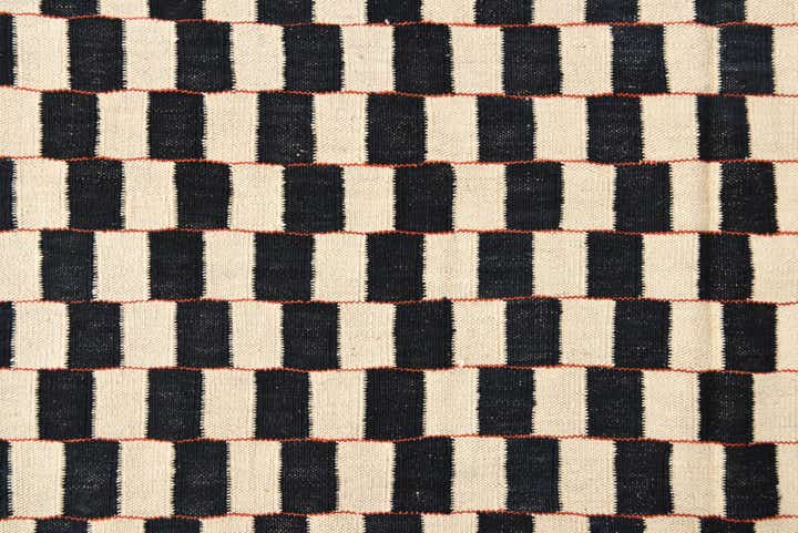 5' 8 x 7' 7 Hand Woven Kilim Modern Wool Rug