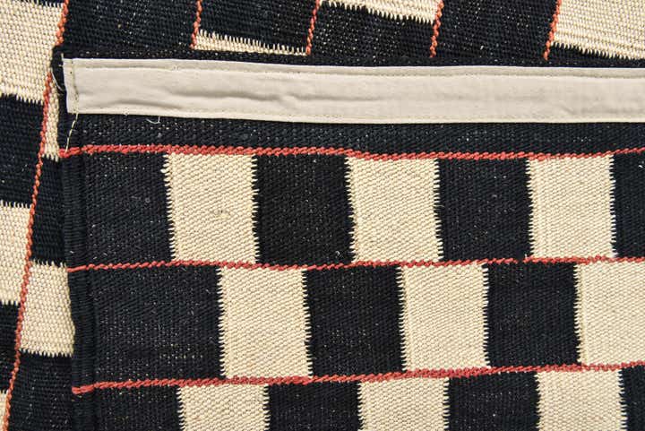 5' 8 x 7' 7 Hand Woven Kilim Modern Wool Rug