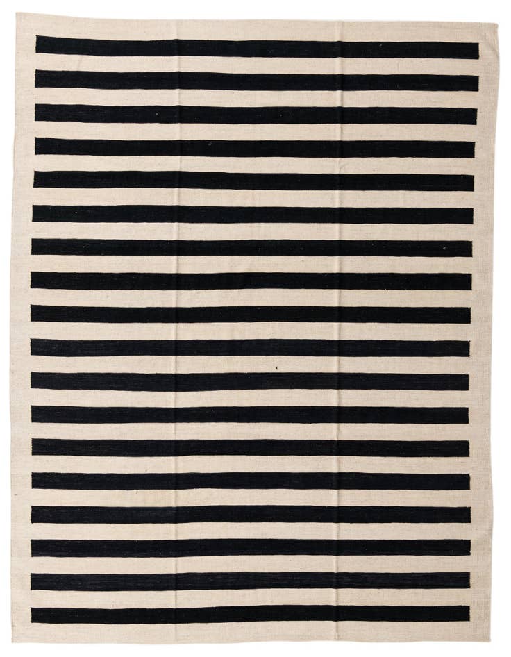 Detail image of 8' 3 x 9' 8 Hand Woven Kilim Modern Wool Rug